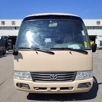 Toyota Coaster d'occasion durable, 30 places, mini-bus, transmission manuelle, moteur diesel, prix abordable, voitures pour le transport