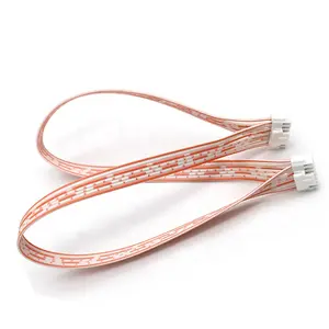 Câble plat blanc Orange personnalisé Wavelink 2*7 14Pin 2*9 18Pin PHSD 2.0MM Assemblages de câbles de faisceau de câbles de borne