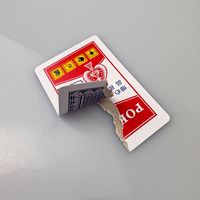 Boîte en papier personnalisée en gros pour cartes de poker, format Jumbo Index, 310 g/m², enduite d'huile écologique, lisse, à rebond optimal, pour bars, pubs et divertissements familiaux