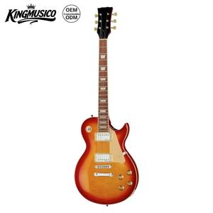 Guitare électrique de style <span class=keywords><strong>Les</strong></span> <span class=keywords><strong>Paul</strong></span> GZ-LP1E |   Corps et manche en acajou |   22 frettes, échelle de 628 mm |   Double micros humbucker - Product Image 2