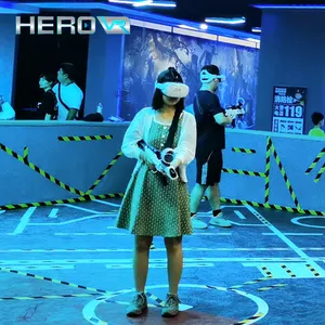 HEROVR इनडोर Fec परिवार 4 5 6 लोगों बातचीत मल्टीप्लेयर वी. आर. Esports खेल जोन शूटिंग उपकरण