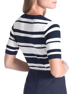 เสื้อสเวตเตอร์ถักคอตตอนสำหรับผู้หญิงเสื้อสเวตเตอร์แฟชั่นสำหรับฤดูใบไม้ผลิฤดูใบไม้ร่วง100% ออกแบบได้ตามต้องการ - Product Image 4