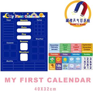 Learning Kids Magnetic <b>Pocket</b> Chart Classroom Daily Calendar Monthly Educational Charts for Preschool Magnetic <b>Pocket</b> Chart - Product Image 6
