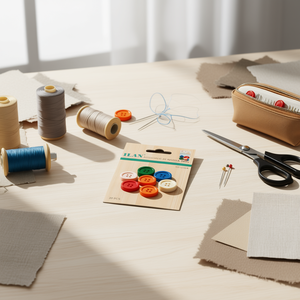 Bottoni in Legno Ilan 20mm 20 Pezzi Accessori per Cucito e Artigianato - Product Image 2