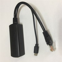 Séparateur Micro USB chaud 100Mbps commutateur Gigabit répartiteur PoE injecteur Rj45 adaptateur Ethernet double Port 5V 2.4A 3.5A répartiteur Poe