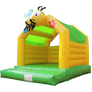 Gorila inflable Bouncy Little Bee Jumping Castle Bounce House Combo con tobogán para la venta - Product Image 3