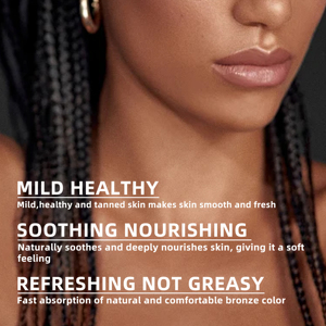 Solución de bronceado profesional de salón más vendida <span class=keywords><strong>Crema</strong></span> de cama solar natural ultra oscura Niacinamida Barra de protección solar facial de amplio espectro - Product Image 5