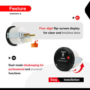 <span class=keywords><strong>Compteur</strong></span> d'heures numérique <span class=keywords><strong>universel</strong></span> Wenle 52 mm pour camion et <span class=keywords><strong>voiture</strong></span> - Nouveau 12/24 V Garantie de 12 mois - Product Image 4