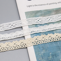 Garniture en dentelle à œillets en coton à la mode pour robes, rideaux et artisanat de bricolage | Vente en gros en vrac | Largeur/couleur personnalisée | quantité minimale de commande basse