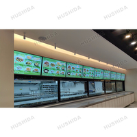 Pantalla Digital LCD 4K HD con SDK para Menús, para Restaurantes, Ascensores, Centros Comerciales, Señalización, Educación, Uso en Interiores, Montada en el Techo
