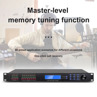 Processeur Audio professionnel DSP480 gestion des haut-parleurs numériques en métal 4 entrées 8 sorties Dsp pour la gestion Audio