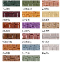 Vente en gros de similicuir imperméable en similicuir de crocodile très brillant pour sacs à main chaussures