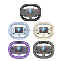 Nuevas consolas de juegos portátiles de 3,5 pulgadas, pantalla IPS de 2000 pulgadas, diseño de volante Retro, controlador de juego, consolas de juegos clásicos de mAh