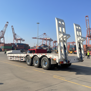 รถพ่วงพื้นต่ำ 3 เพลา 4 เพลา 5 เพลา สำหรับรถขุดขนาดเล็ก - Product Image 4