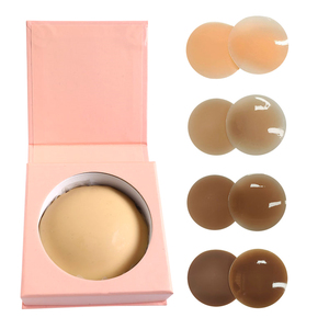 Silikon kullanımlık 8cm Pasties görünmez sopa-on itme meme kaldırıcı askısız su geçirmez kadın iç çamaşırı elbiseler sindiren - Product Image 4