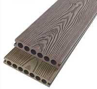 Prix d'usine OEM, terrasse en composite WPC, imperméable et résistante à l'humidité, terrasse en bois-plastique pour extérieur