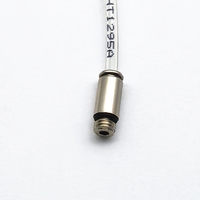 Raccords rapides en métal pour tubes de 1/8 pouce (3 mm) M5, norme britannique, pour machines à sous-vêtements, pneumatiques haute pression