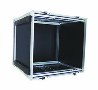Valise de vol en aluminium 12u, avec amplificateur