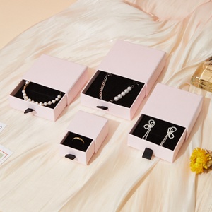 Factory Direct <b>Small</b> Cardboard Jewelry Boxes <b>Gift</b> Custom Luxury Kraft Paper Jewelry <b>Box</b> Private Label Available - Product Image 4