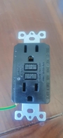 Stopkontak Dinding Listrik GFCI Anti Bongkar 15 Amp dengan Port USB Bersertifikasi ETL Garansi 1 Tahun Harga Bagus Grosir