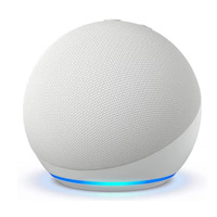 Speaker Pintar Alexa Generasi ke-5 Echo Dot 5 dengan Lampu LED RGB, Aksesori Home Theatre Bertenaga Baterai