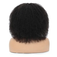 Perruque Afro Bouclée Courte et Volumineuse Style Exotique Européen-Américain, Idéale pour le Quotidien, Meilleure Vente, avec Bonnet de Perruque Intégré