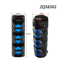 Haut-parleurs d'usine Party Box Avec lumière LED Karaoké Sound Box Vertical Handhold Loud Large Blue tooth Speaker Party Boxes