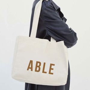Bolsa de Compras de Lona con Impresión Personalizada, Botón de Presión Metálico, Asa Larga para el Hombro, Bolsillo Integrado, Refuerzo Cruzado - Product Image 5