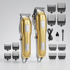 Cortadora de Pelo Eléctrica Profesional Premium Recargable Inalámbrica con Cuchilla de Acero y Aleación de Aluminio, USB, para Hogar y Barbería - Product Image 1