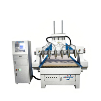 Routeur CNC Jinan Mosencnc Chine 5 kW 1325 6 axes, machine de découpe 3D avec tête multi-broches |   Prix d'usine et accessoires complets