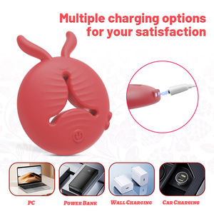 รีโมทคอนโทรลแบบสวมใส่ 9 ระดับการสั่นสะเทือน กระตุ้นหน้าอก รูปทรงน่ารัก คล้องหัวนม ของเล่นทางเพศสำหรับผู้หญิง เครื่องช่วยสำเร็จความใคร่ - Product Image 4