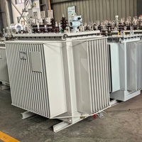 Transformateur de puissance triphasé immergé dans l'huile YongHui 30KVA-1600KVA, bobines entièrement en cuivre, entrée 35kV, haute efficacité