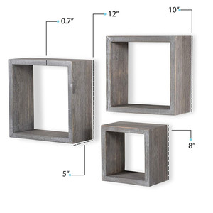 Kệ Gỗ Xếp Hình Vuông Gắn Tường, Kệ Xếp Hình Vuông Treo Tường - Product Image 2