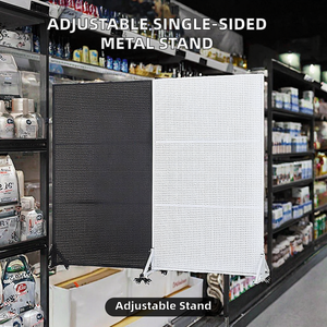 Light Duty Adjustable Single-Sided Metallic Display Stand Big Number Cube Tags for Car and Supermarket <b>Shelves</b> - Product Image 2