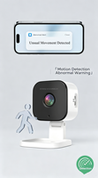Caméra de sécurité pour fenêtre avec vision nocturne couleur, enregistrement vidéo HD 2K WiFi 720P, détection de mouvement, audio bidirectionnel pour bébé, personne âgée, animal de compagnie