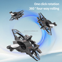 Avion Hélicoptère Jouet Volant Planeur Chasseur à Réaction en Mousse RC Drones LED Colorés Télécommandés à Chargement USB