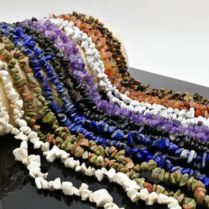 SB6258 pietra naturale Semi preziosa trucioli di cristallo forma irregolare perline fai da te creazione collana forniture - Product Image 1