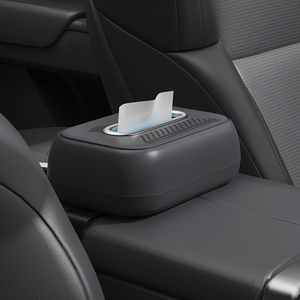 YECAI Flexibler Silikon-Autotaschentuchhalter Weiche Faltbare Taschentuchbox für Reibungsloses Herausnehmen Universell für Honda BMW - Product Image 1