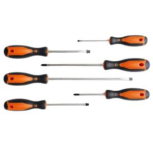 Juego de Destornilladores Profesionales de 6 Piezas de Acero al Vanadio, Magnéticos, con Cabeza Cruzada y Plana, Métricos, de 100 mm, para Uso Doméstico - Product Image 5