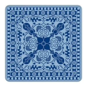 Tapis de jeu de Mahjong à motif floral féerique vert, avec dos en caoutchouc antidérapant, silencieux, élégant, fleurs et papillons, pour le Mahjong américain - Product Image 3
