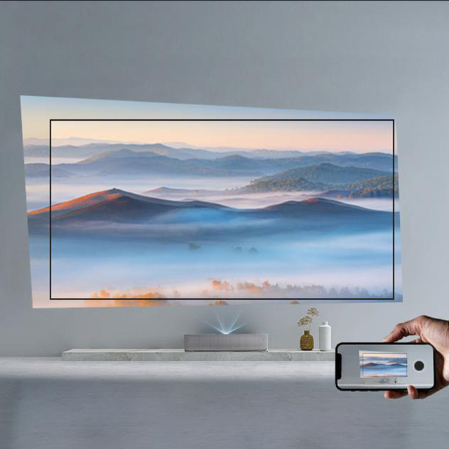 APPOTRONICS . A500 Ultra Short Focus Laser  Projector TV Motion Compensation ALPD Projector 4K 3D Home Theater