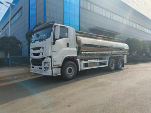 Camión Cisterna Aislado de 10 Ruedas y 20m3 para Transporte de Alimentos Líquidos, 4 Compartimentos, Camión Cisterna para Agua Potable y Leche, Limpio (CIP), en Venta - Product Image 3