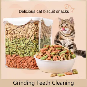 Biscoitos de hortelã para gatos, grânulos de grama para gatos, 1000g, grãos de dente, bastão de moagem, lanches nutricionais e de engorda para gatos
