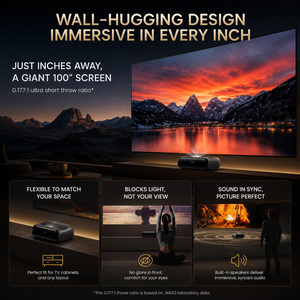 جهاز عرض ليزر ثلاثي JMGO O3 Ultra 4K قصير المدى للغاية، 4000 لومن، تلفزيون ليزر DLP، جهاز عرض منزلي O3 <span class=keywords><strong>Pro</strong></span> O3 - Product Image 3