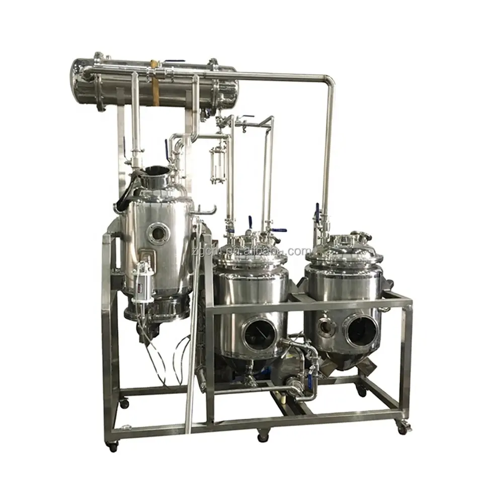 Estrattore di reflusso di calore farmaceutico dell'alimento dell'attrezzatura di distillazione del concentratore di vuoto dell'estrazione della pianta di erbe