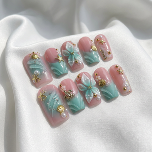 <span class=keywords><strong>Uñas</strong></span> Postizas de Lujo en Oferta, <span class=keywords><strong>Uñas</strong></span> Postizas Largas con Diseño 3D <span class=keywords><strong>para</strong></span> Boda, <span class=keywords><strong>Uñas</strong></span> Postizas Cuadradas Hechas a Mano - Product Image 1