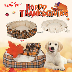 Cama de lujo para perros de proveedor de productos de felpa para mascotas con logotipo personalizado al por mayor del fabricante - Product Image 2