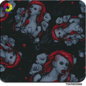 TSAUTOP स्कल पैटर्न एक्वा प्रिंट फिल्म हाइड्रोग्राफिक फिल्म वॉटर ट्रांसफर प्रिंटिंग फिल्म - Product Image 6