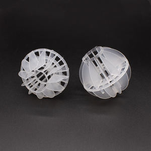 Embalaje de bola hueca poliédrica de plástico moldeado para purificación de agua tamaño aleatorio forma aleatoria - Product Image 4