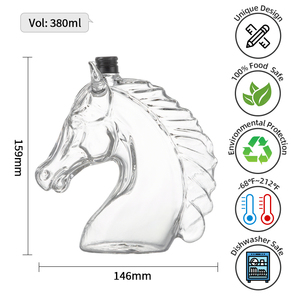 Sang trọng Ngựa đầu hình Whisky <span class=keywords><strong>Decanter</strong></span> cho quà tặng kinh doanh và những người đam mê rượu vang - Product Image 4